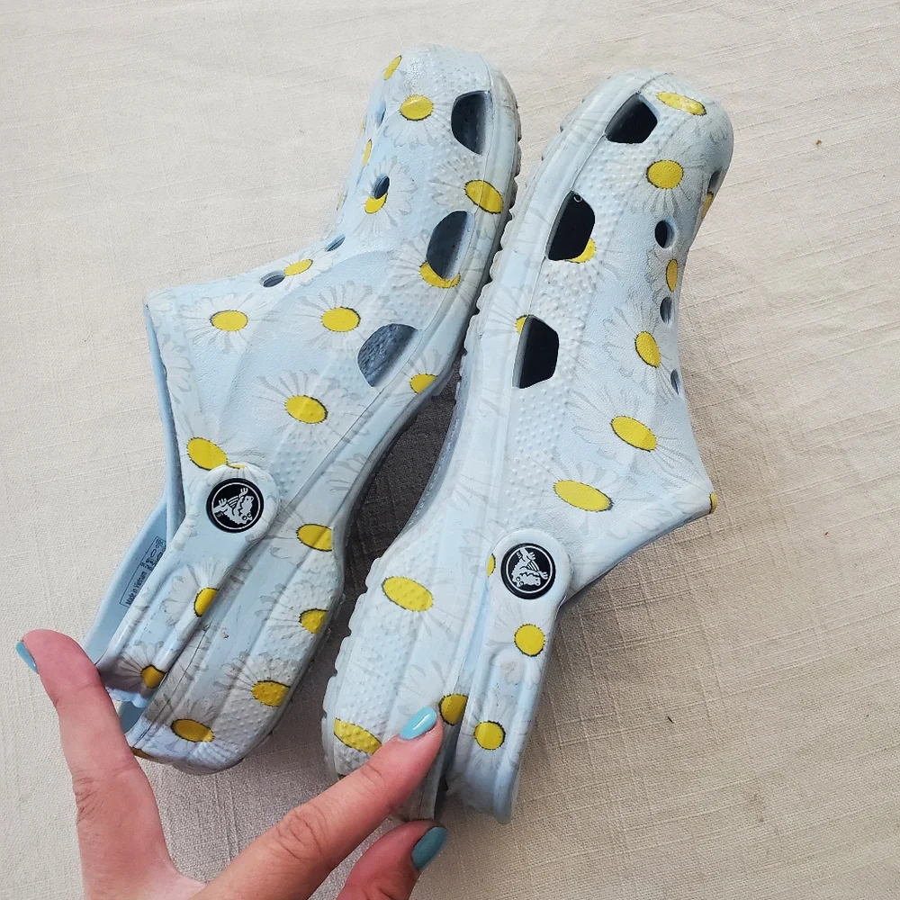 Crocs daisy blue women's 8 men's 6 - Picture 6 of 9